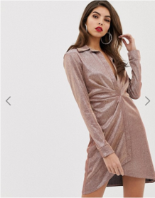 Sparkling kleedje roze-goud – Stella (14) 3