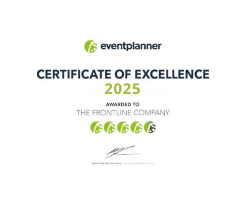 Certificate of Excellence 2025 – Eventplanner