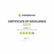 Certificate of Excellence 2025 – Eventplanner