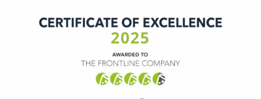 Certificate of Excellence 2025 – Eventplanner